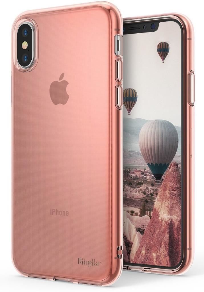 Ringke Air iPhone X ile Uyumlu KIlıf Rose Gold 1.04 mm