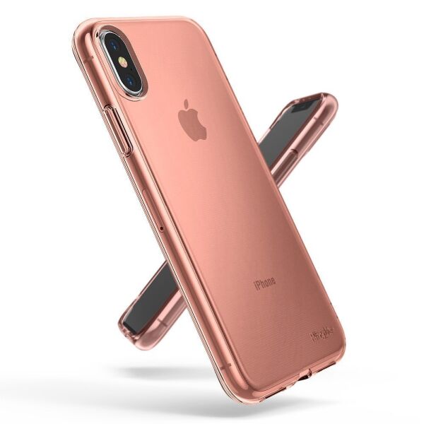 Ringke Air iPhone X ile Uyumlu KIlıf Rose Gold 1.04 mm
