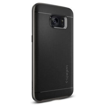 Spigen Galaxy S7 Edge ile Uyumlu Kılıf Neo Hybrid Gun Metal