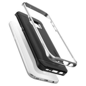 Spigen Galaxy S7 Edge ile Uyumlu Kılıf Neo Hybrid Satin Silver