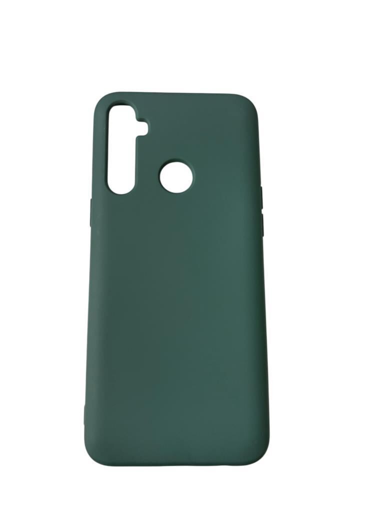 Realme C3 ile Uyumlu Cappy Silikon Kılıf Yeşil