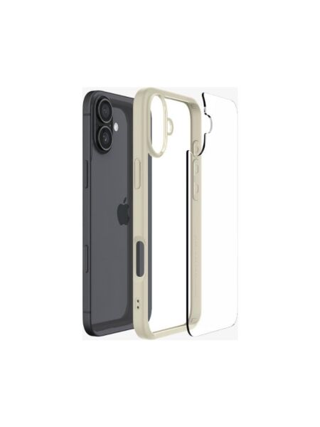 Spigen iPhone 16 Plus ile Uyumlu Kılıf Ultra Hybrid Mute Beige