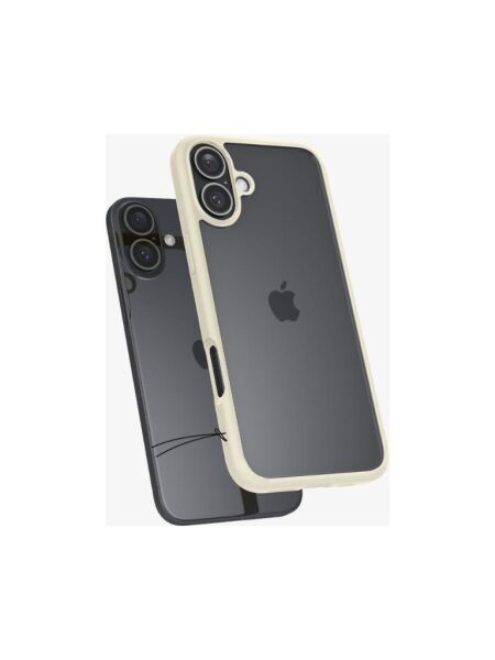 Spigen iPhone 16 Plus ile Uyumlu Kılıf Ultra Hybrid Mute Beige