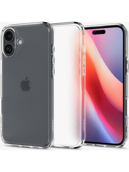 Spigen iPhone 16 Plus ile Uyumlu Kılıf Ultra Hybrid Frost Clear