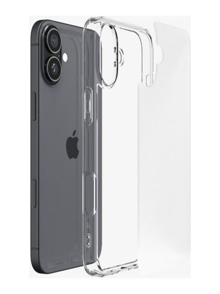 Spigen iPhone 16 Plus ile Uyumlu Kılıf Ultra Hybrid Frost Clear
