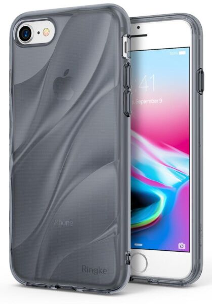 Ringke Flow iPhone 7 ile Uyumlu KIlıf Smoke Black