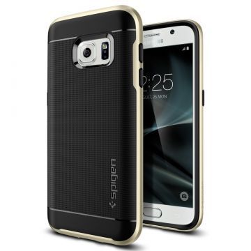 Spigen Galaxy S7 ile Uyumlu Kılıf Neo Hybrid Champagne Gold