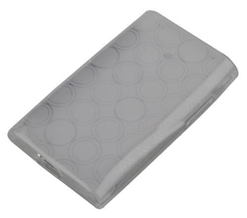 Optimus L3 ile Uyumlu Şeffaf Silikon Kılıf Beyaz Renk