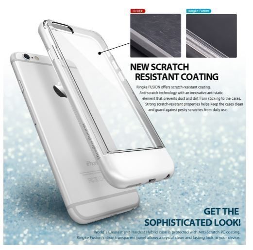 Ringke Fusion Frame iPhone 6s/ 6 ile Uyumlu KIlıf Extra Tam Koruma