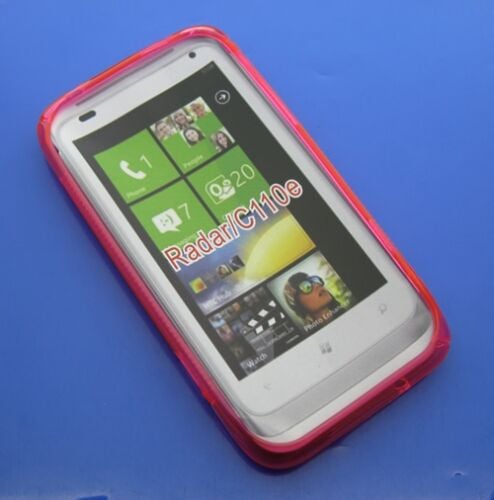 Radar ile Uyumlu S Desenli Şeffaf Silikon Kılıf Pembe Renk