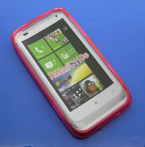 Radar ile Uyumlu S Desenli Şeffaf Silikon Kılıf Pembe Renk