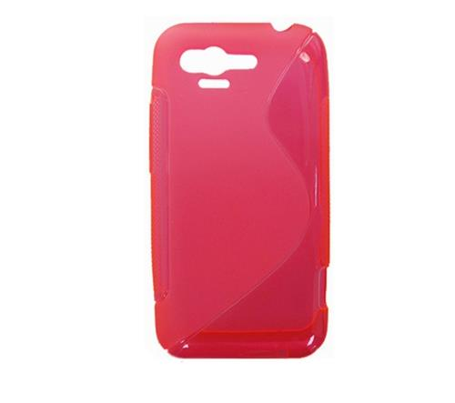 Rhyme ile Uyumlu S Desenli Şeffaf Silikon Kılıf Pembe Renk