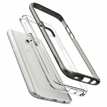 Spigen Galaxy S7 ile Uyumlu Kılıf Neo Hybrid Crystal Gun Metal