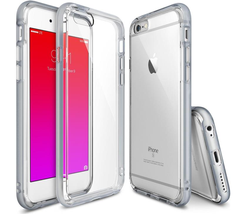 Ringke Frame Frost 6s/ 6 ile Uyumlu Bumper Kılıf Gray Extra Tam Koruma
