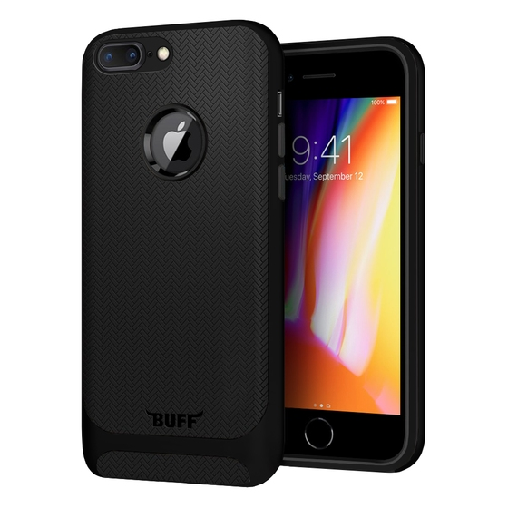 Buff iPhone 8 Plus ile Uyumlu New Armor Kılıf Black
