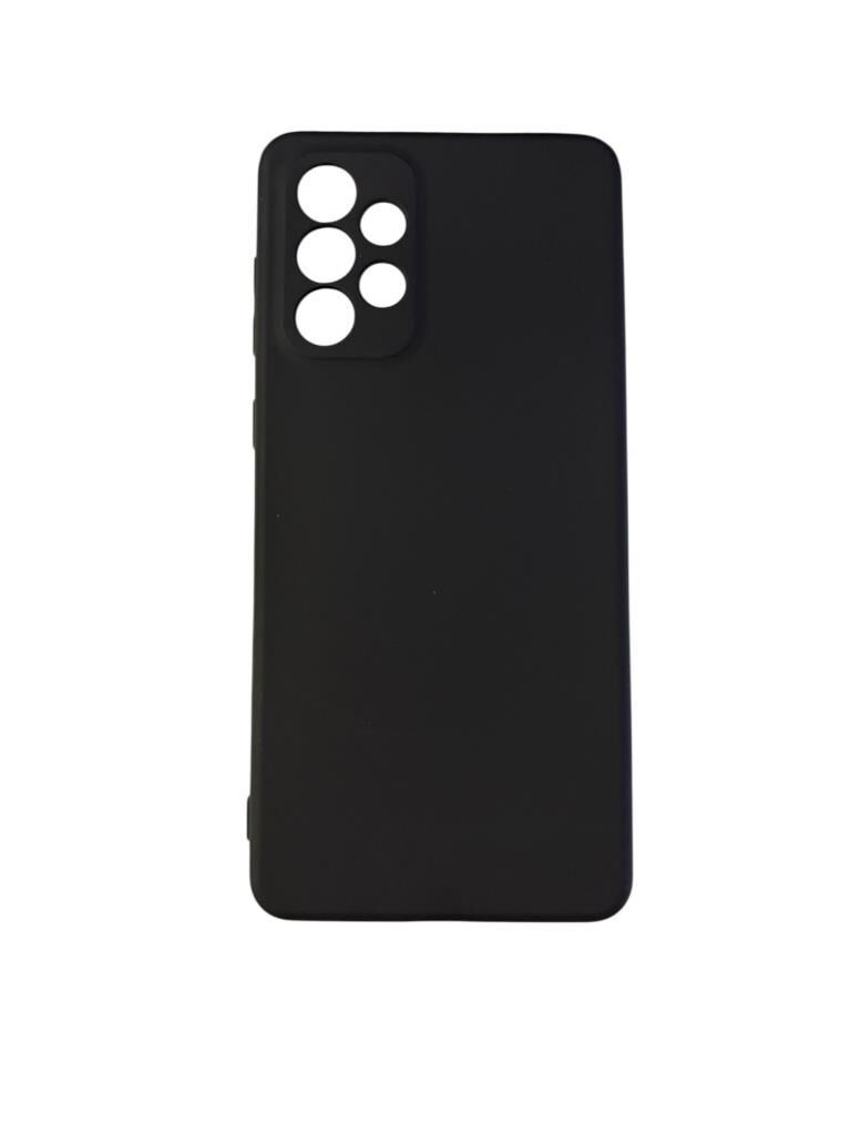 Galaxy A73 ile Uyumlu Cappy Silikon Kılıf Siyah