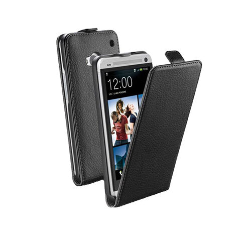 Cellular Line One ile Uyumlu Flap Essential Mıknatıslı Deri Kılıf Siyah FLAPESSENONEBK