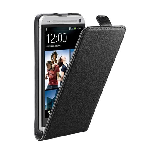 Cellular Line One ile Uyumlu Flap Essential Mıknatıslı Deri Kılıf Siyah FLAPESSENONEBK