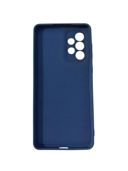 Galaxy A73 ile Uyumlu Cappy Silikon Kılıf Lacivert