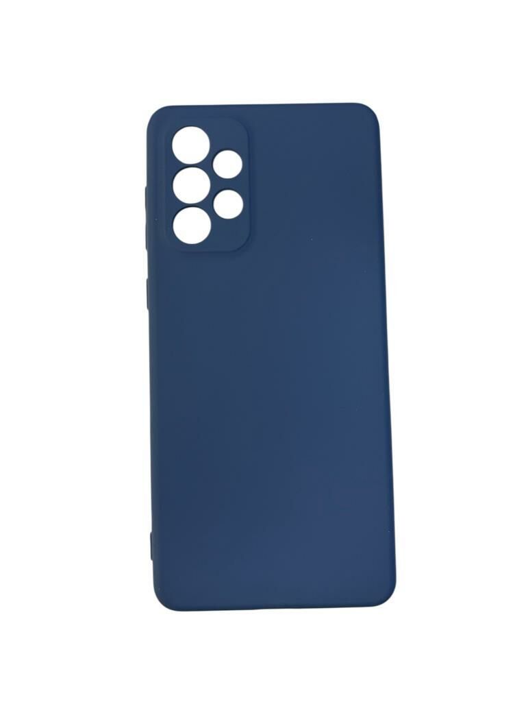 Galaxy A73 ile Uyumlu Cappy Silikon Kılıf Lacivert