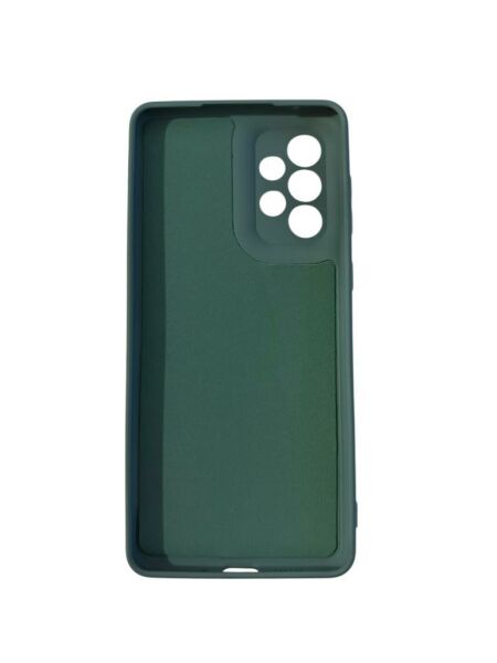Galaxy A73 ile Uyumlu Cappy Silikon Kılıf Yeşil
