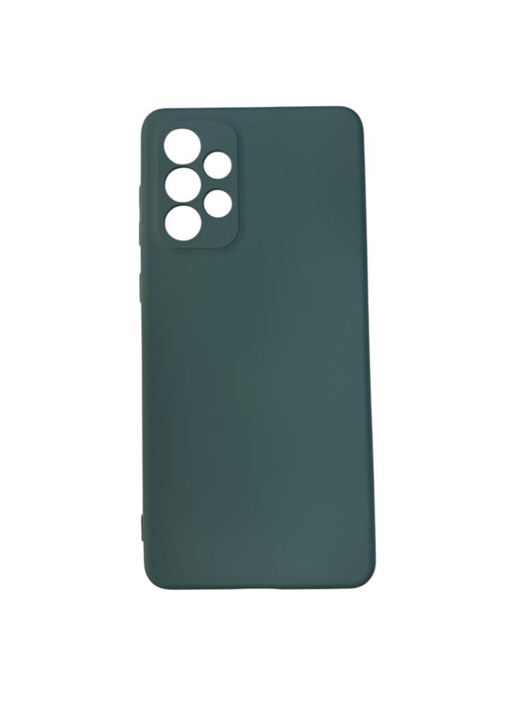 Galaxy A73 ile Uyumlu Cappy Silikon Kılıf Yeşil