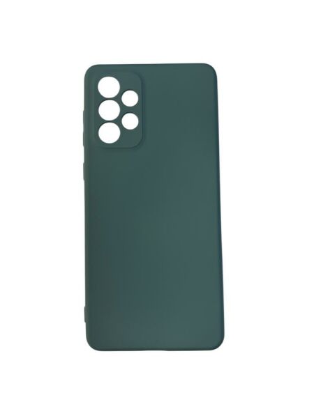 Galaxy A73 ile Uyumlu Cappy Silikon Kılıf Yeşil