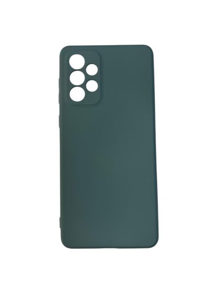 Galaxy A73 ile Uyumlu Cappy Silikon Kılıf Yeşil