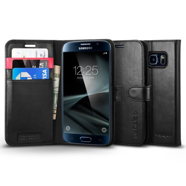 Spigen Galaxy S7 ile Uyumlu Kılıf Wallet S Cüzdan