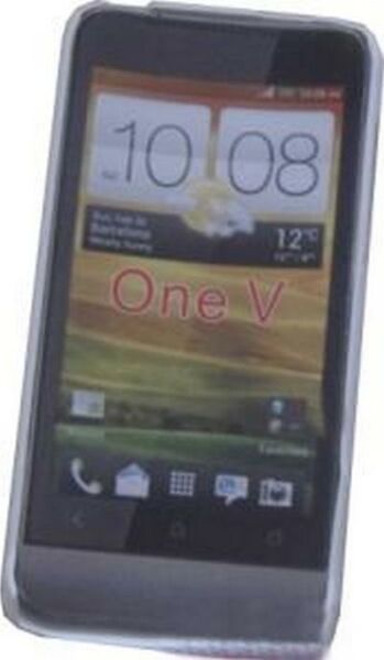 ONE V ile Uyumlu Sert Kauçuk Kılıf Beyaz