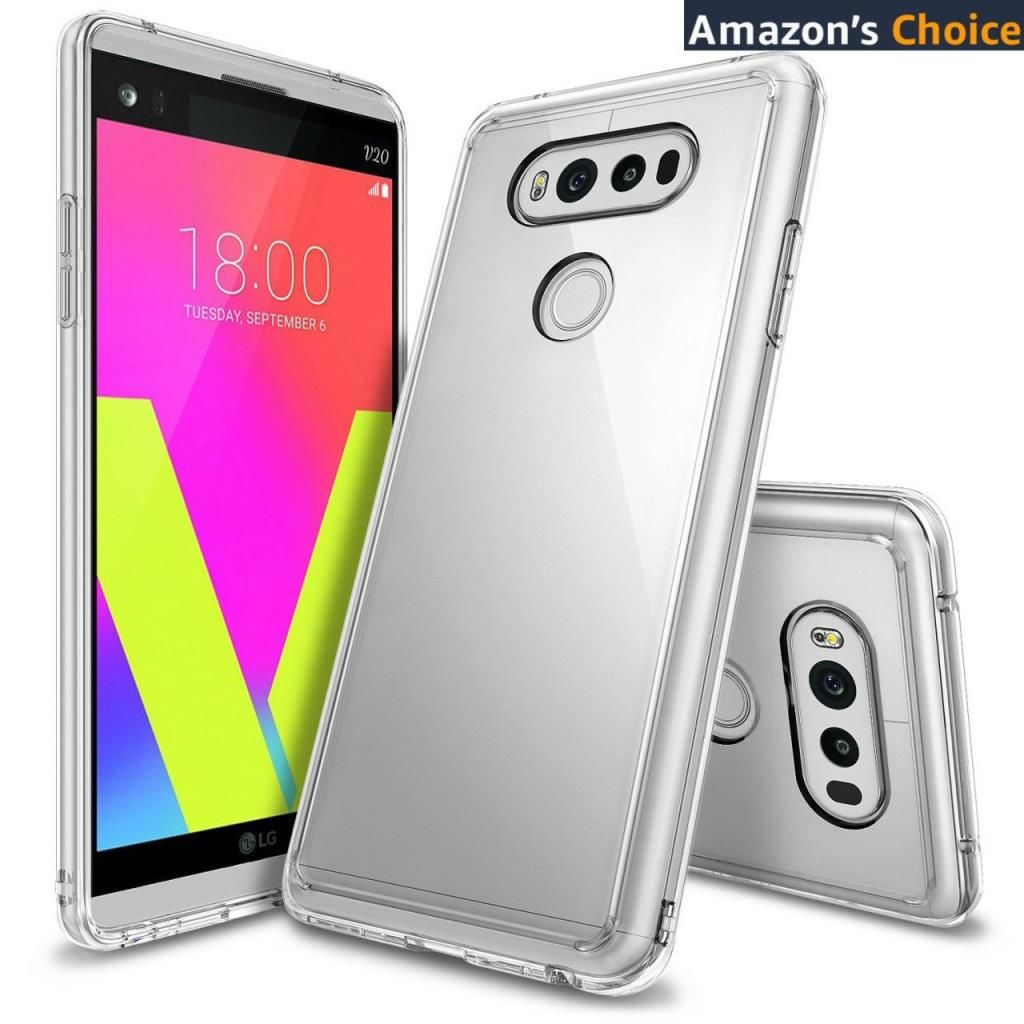 Ringke Fusion V20 ile Uyumlu Kılıf Crystal Clear