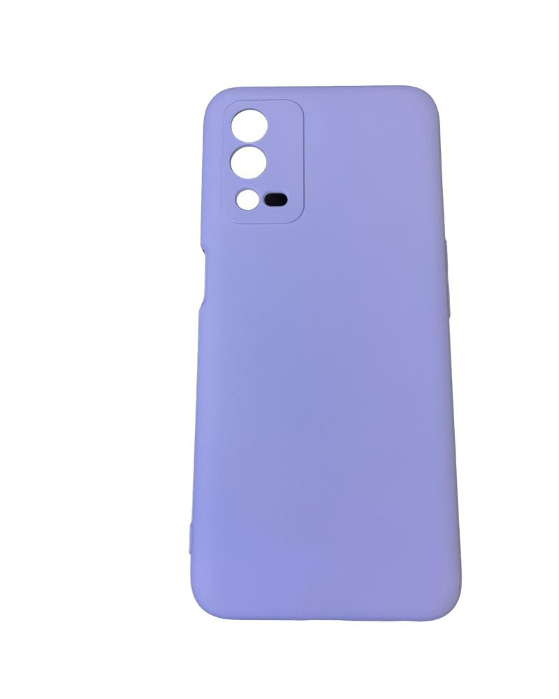 A55 ile Uyumlu Cappy Silikon Kılıf Lila