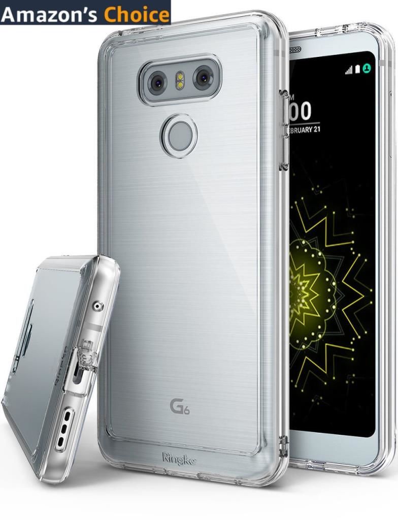 Ringke Fusion G6 ile Uyumlu Kılıf Crystal Clear TPU Bumper Extra Darbe Emici