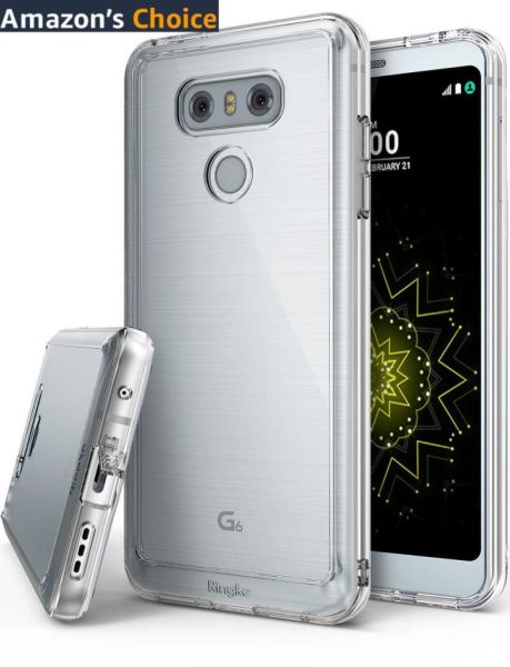 Ringke Fusion G6 ile Uyumlu Kılıf Crystal Clear TPU Bumper Extra Darbe Emici