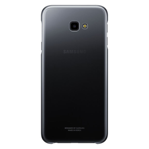 Galaxy J4 Plus ile Uyumlu Gradation Kılıf Siyah EF-AJ415CBEGWW