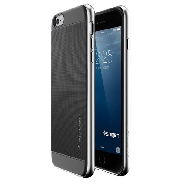 Spigen iPhone 6 Plus/6s Plus ile Uyumlu Kılıf Neo Hybrid Satin Silver
