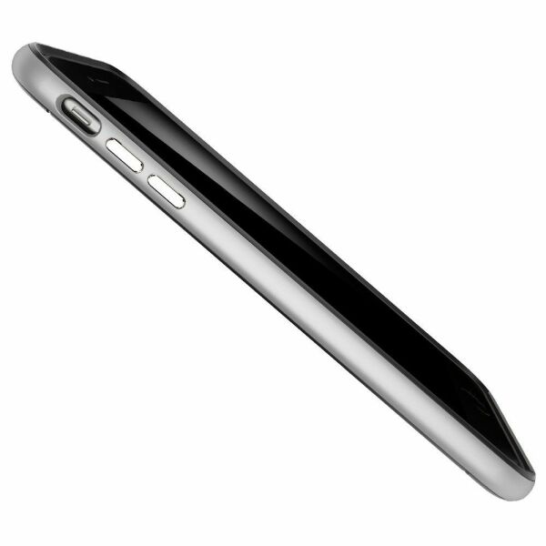 Spigen iPhone 6 Plus/6s Plus ile Uyumlu Kılıf Neo Hybrid Satin Silver