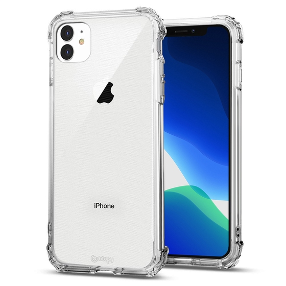 Blogy iPhone 11 ile Uyumlu Crystal Fit Kılıf Crystal Clear