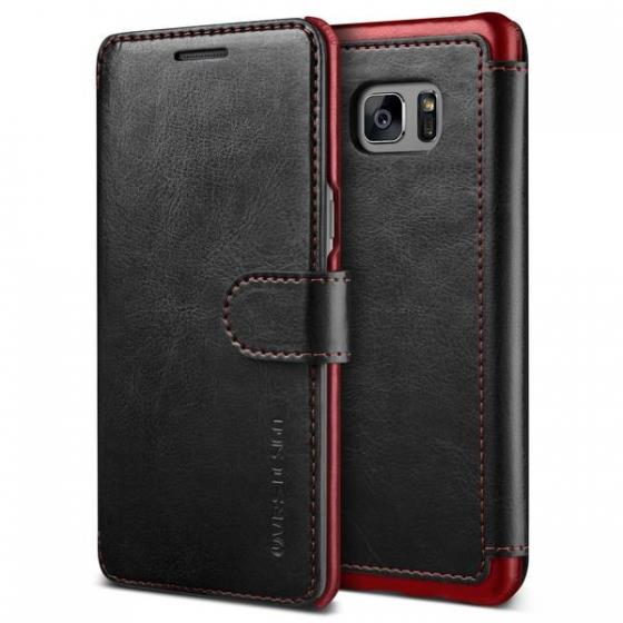 VRS Galaxy Note FE ile Uyumlu Dandy Layered  Kılıf Black Wine