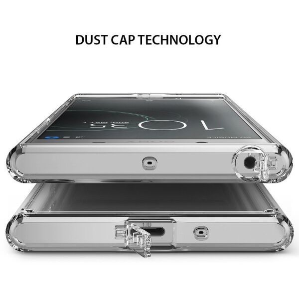 Ringke Fusion Xpreia XZ ile Uyumlu Premium Kılıf Clear TPU Bumper Extra Darbe Emici