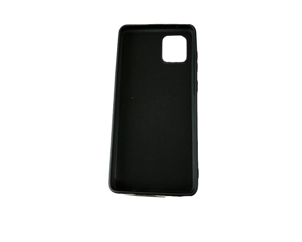 Galaxy Note 10 Lite ile Uyumlu Cappy Silikon Kılıf Siyah