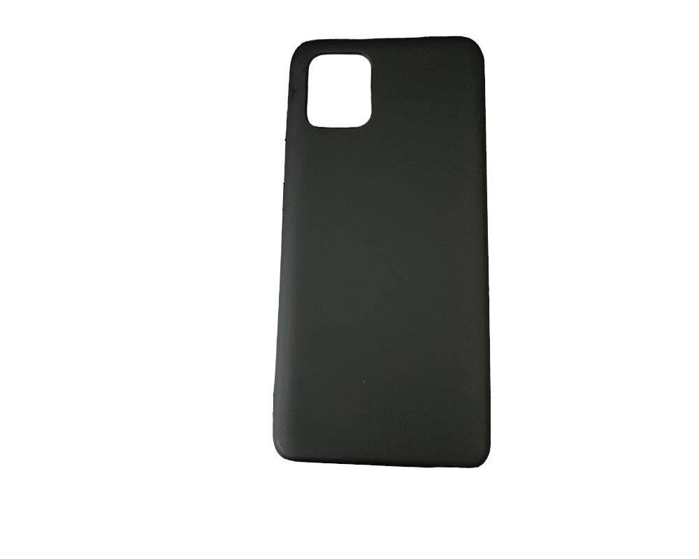 Galaxy Note 10 Lite ile Uyumlu Cappy Silikon Kılıf Siyah