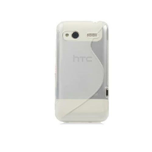 Radar ile Uyumlu S Desenli Şeffaf Silikon Kılıf Beyaz Renk