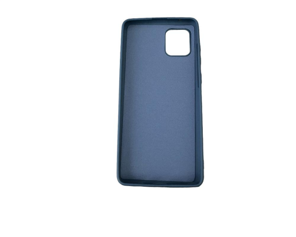 Galaxy Note 10 Lite ile Uyumlu Cappy Silikon Kılıf Lacivert