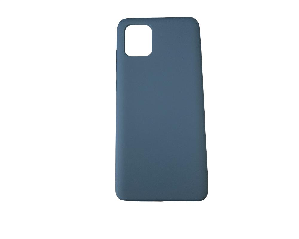 Galaxy Note 10 Lite ile Uyumlu Cappy Silikon Kılıf Lacivert