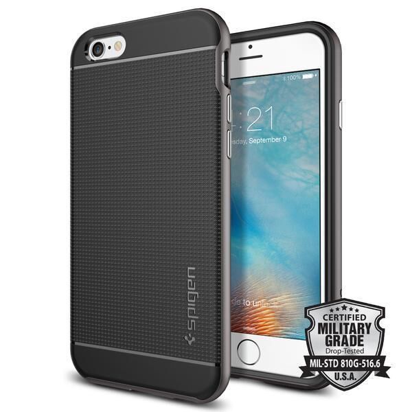 Spigen iPhone 6s/6 ile Uyumlu Kılıf Neo Hybrid Gun Metal
