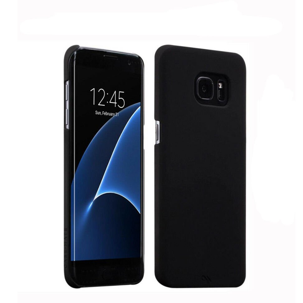 Case Mate Barely There Galaxy S7 Edge ile Uyumlu Siyah (Out)