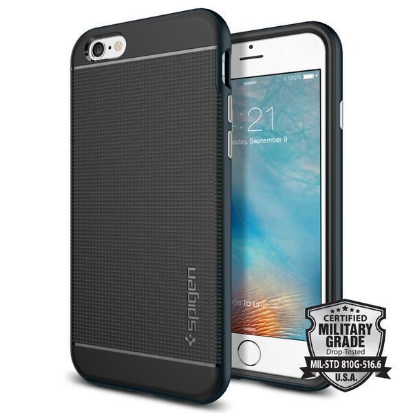 Spigen iPhone 6s/6 ile Uyumlu Kılıf Neo Hybrid Metal Slate
