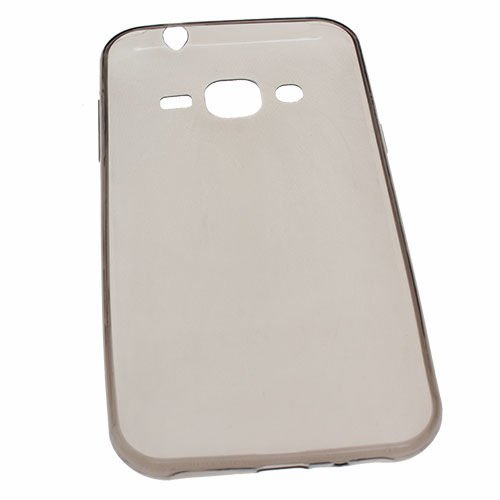 Galaxy J2 (2015) ile Uyumlu Kılıf İnce Silikon Siyah