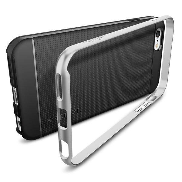 Spigen iPhone 6s/6 ile Uyumlu Kılıf Neo Hybrid Satin Silver